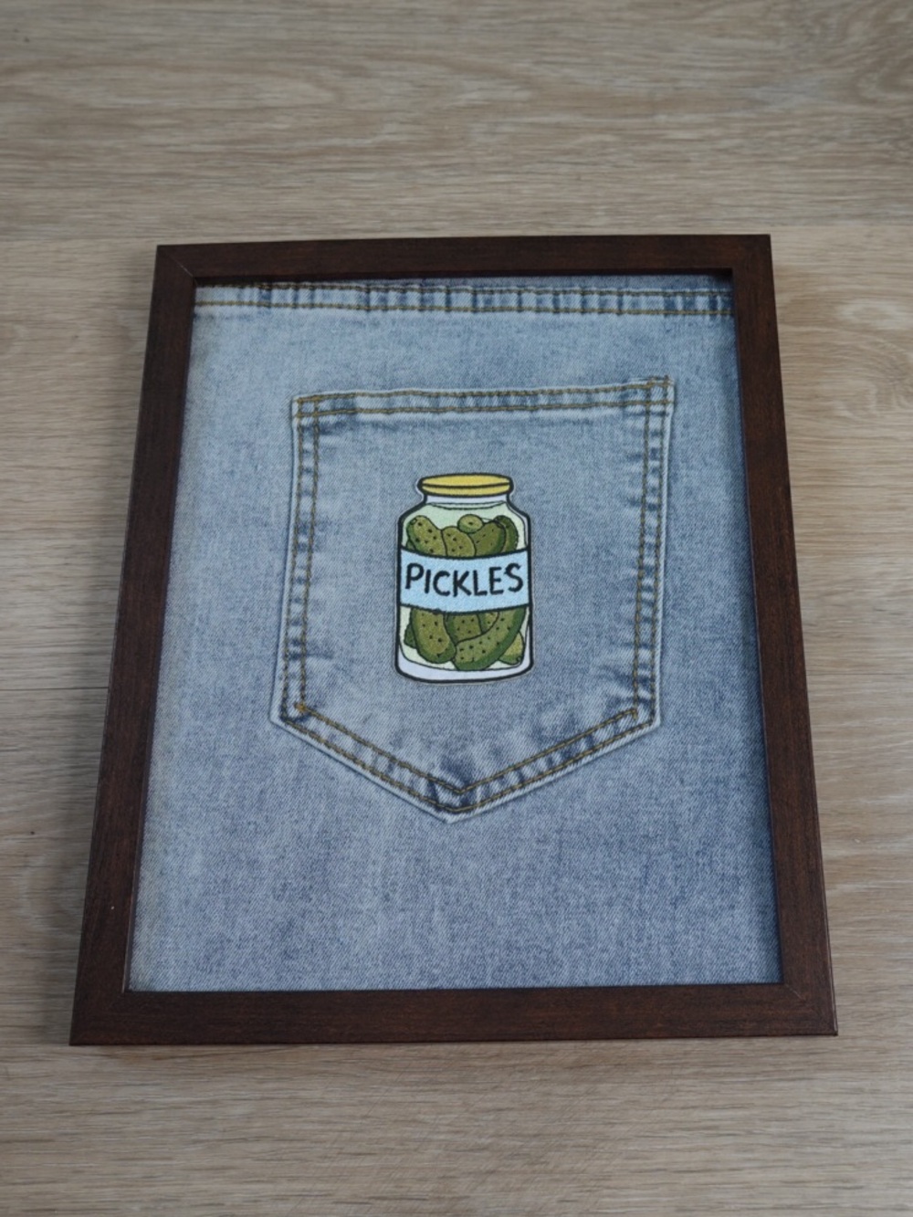 Pickles Jar Wall Art - Framed Home Wall Decor